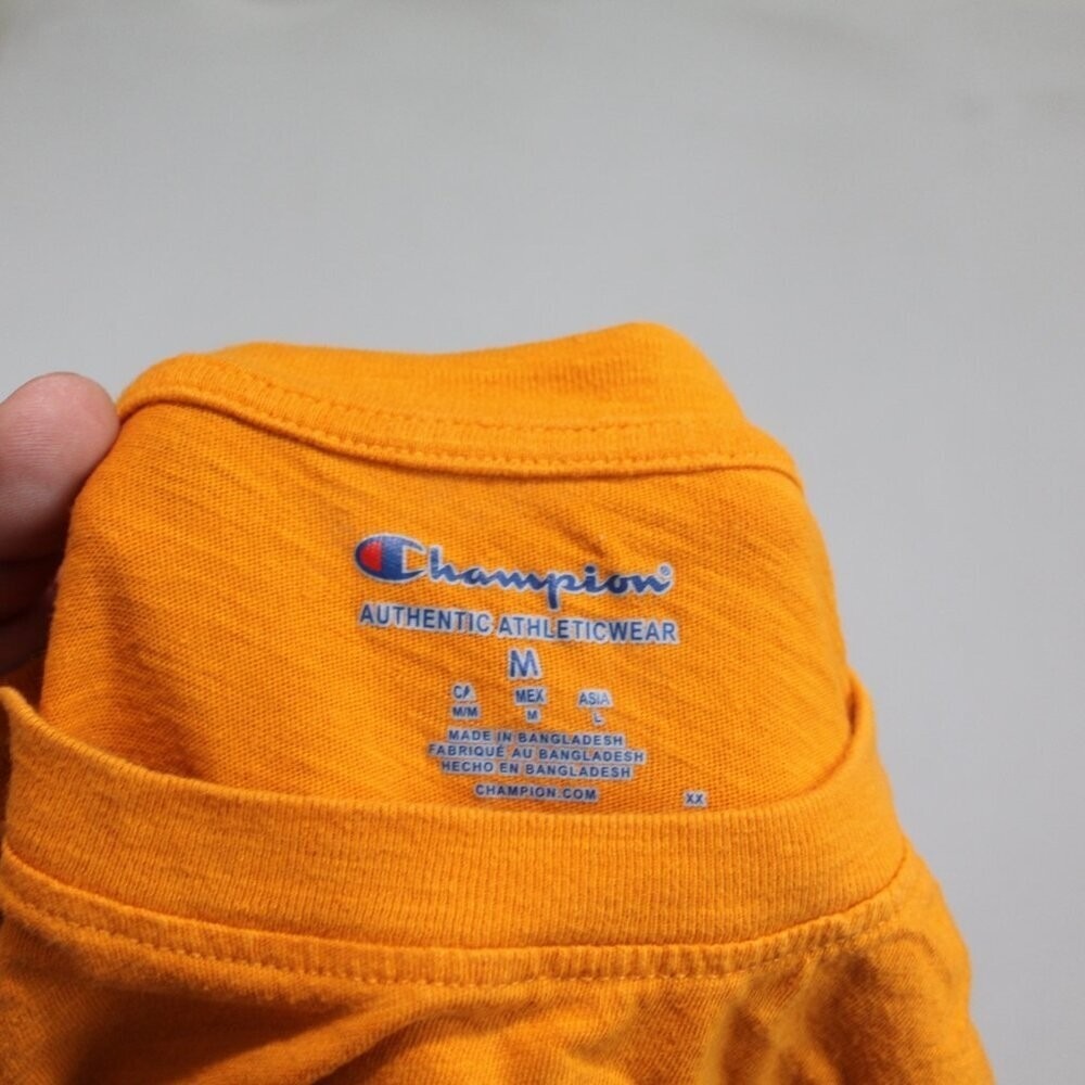 Champion Men Orange Shirt Tennessee Volunteers NCAA Size Medium - Picture 9 of 10